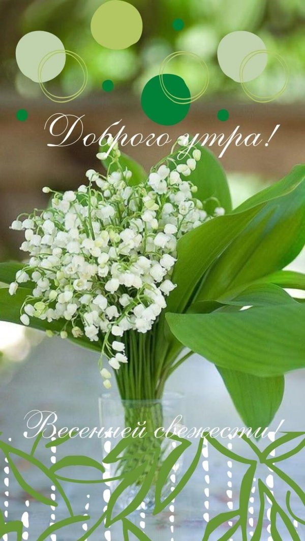 весна ландыши