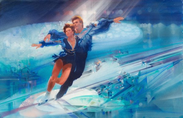 фигуристка картина