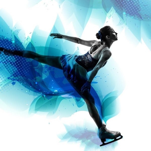 фигуристы фон