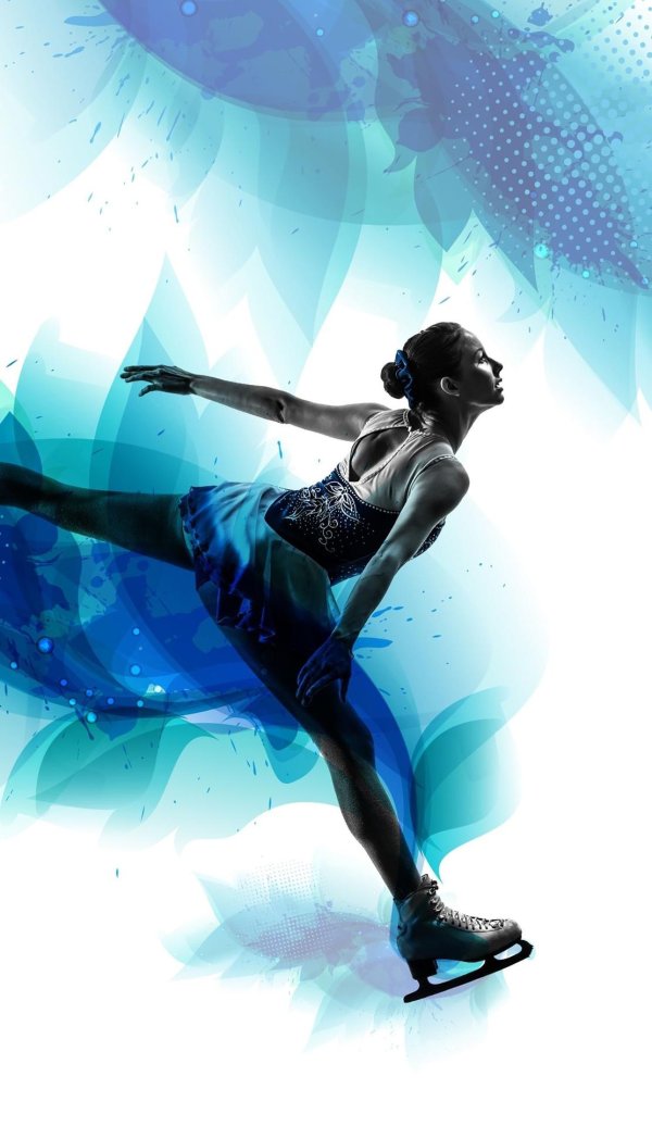 фигуристы фон