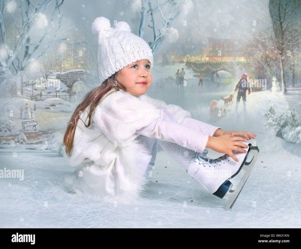 снегурочка на коньках