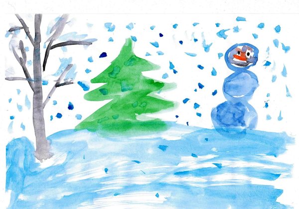 рисунки на тему зимы