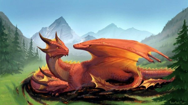 очень красивые арты драконов