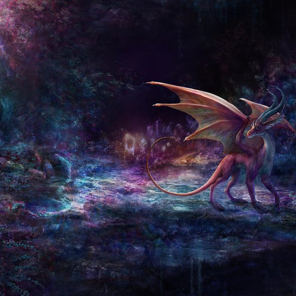 очень красивые арты драконов