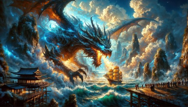 картины драконов