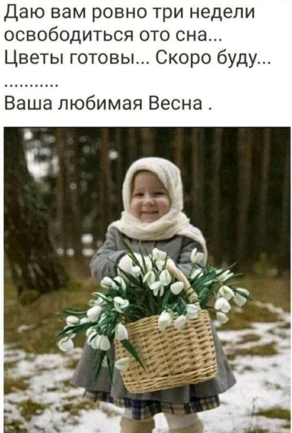 ждать весны