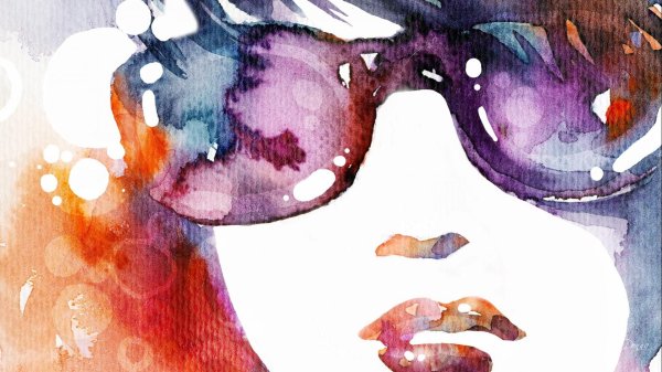 акварельная картина