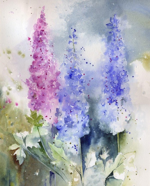 акварельная картина