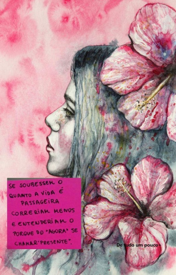 девушка с цветами акварель