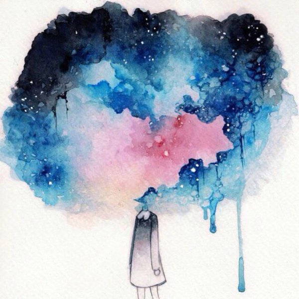 акварель рисунки