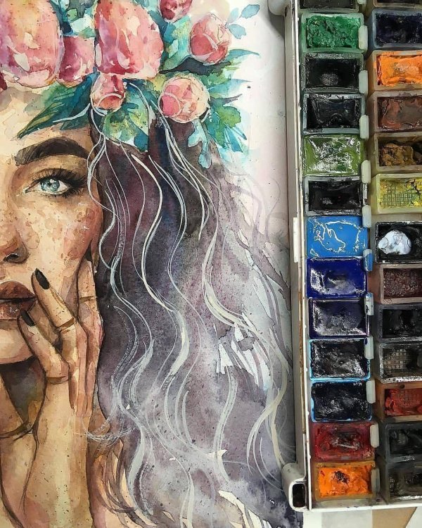 акварельное искусство