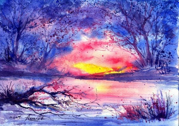 анна армона акварель