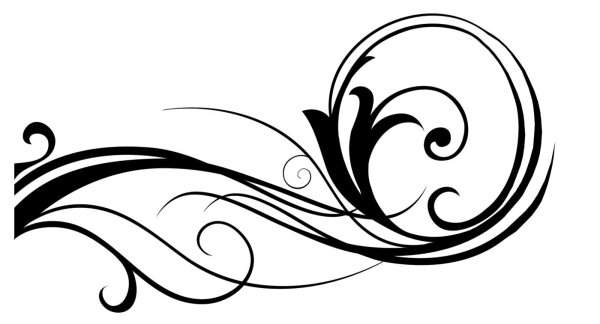 красивая завитушка