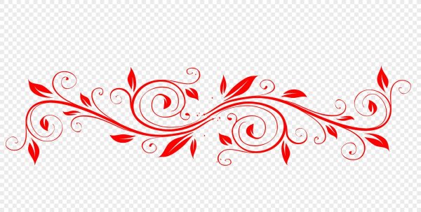 красный орнамент