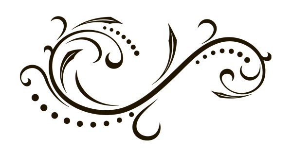 красивая завитушка