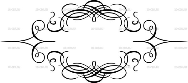 рамка вензель