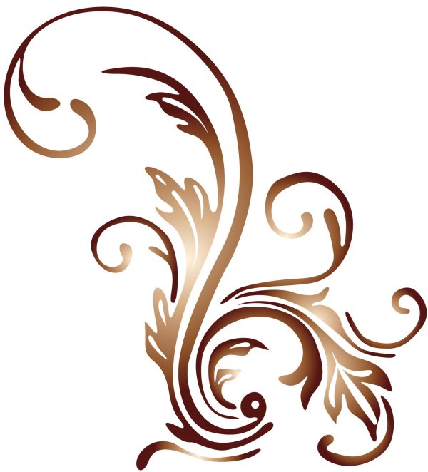 орнамент завитки