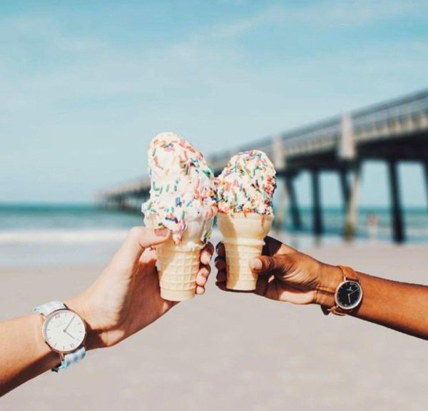 красивое мороженое