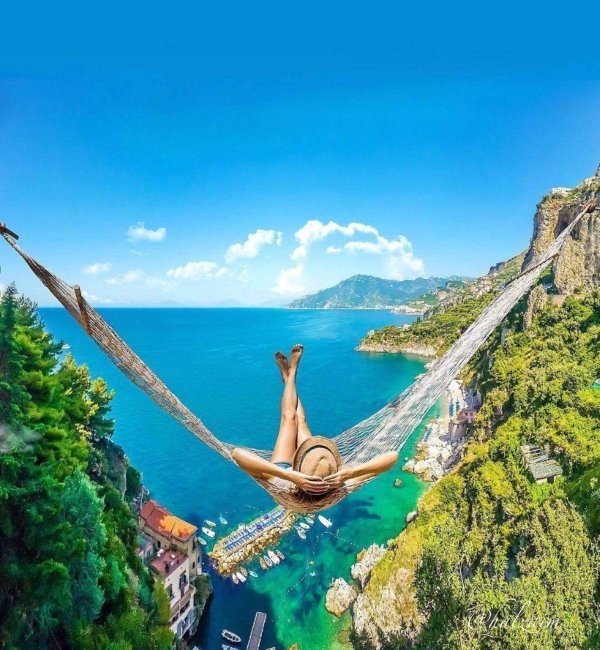 побережье амальфи италия