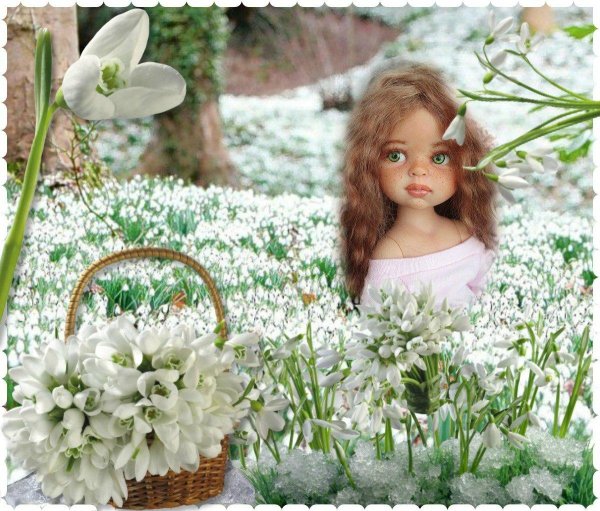 весна подснежник