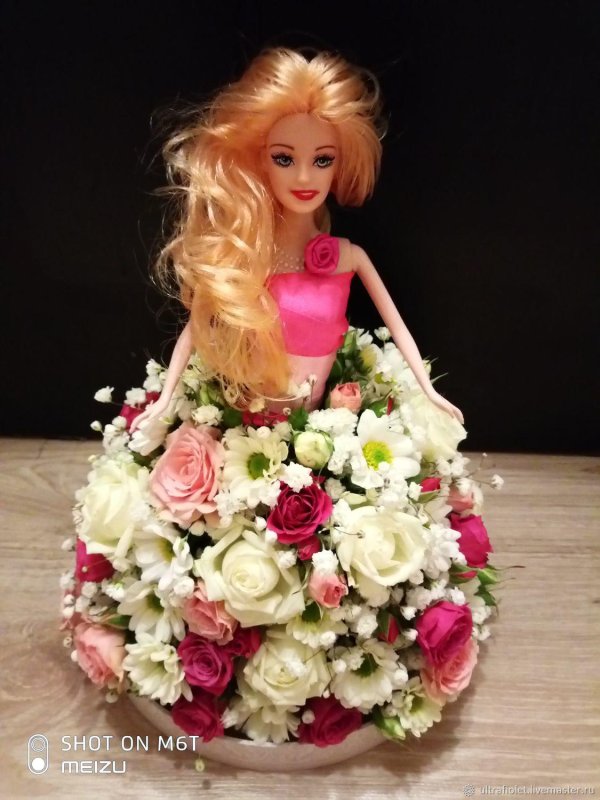 кукуклы из живых цветов