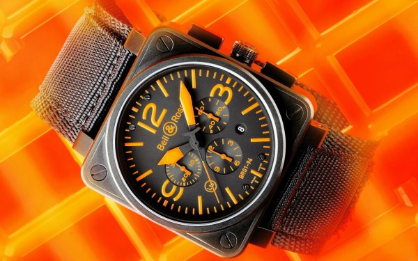 bell ross titanium orange
