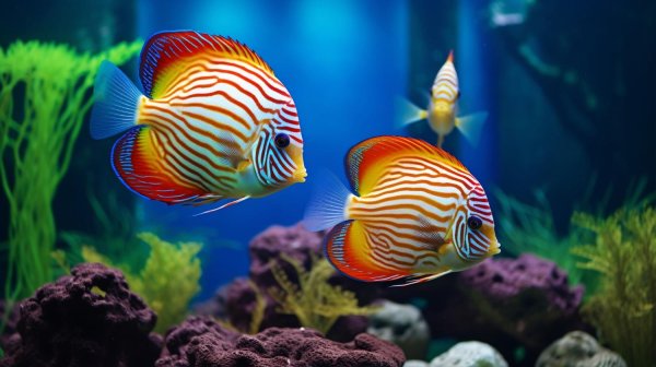 аквариумные рыбки дискусы