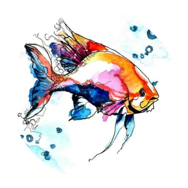 акварель рисунки