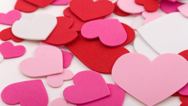 сердечко на бумаге