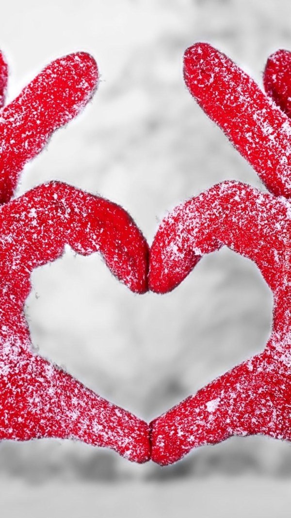 зимнее сердечко