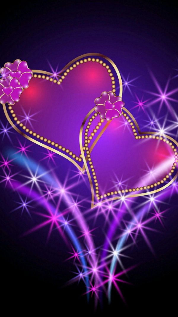 фиолетовое сердце