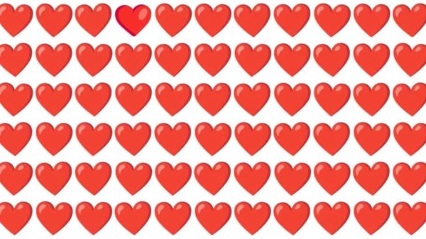 много маленьких сердечек