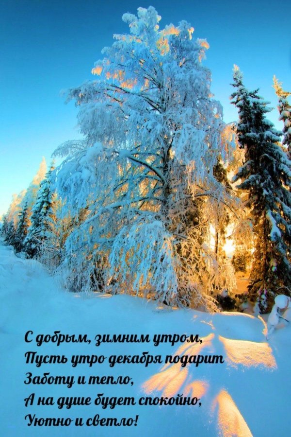 доброго утра зимнего