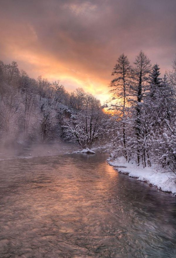 природа зимняя