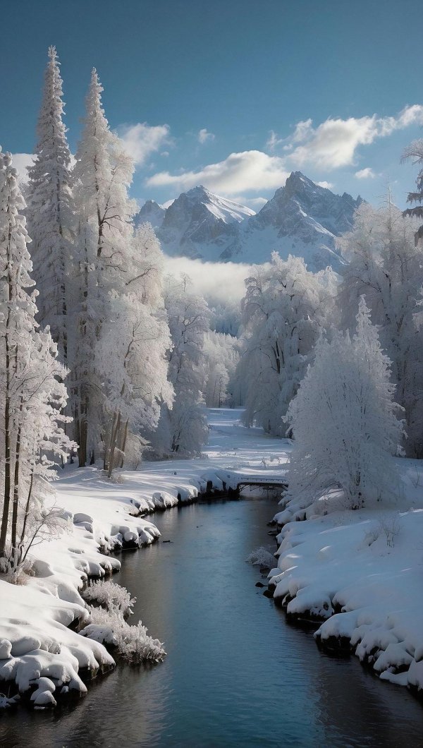 природа зимняя