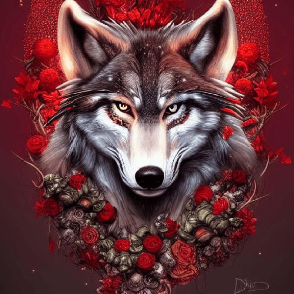 красивые волки