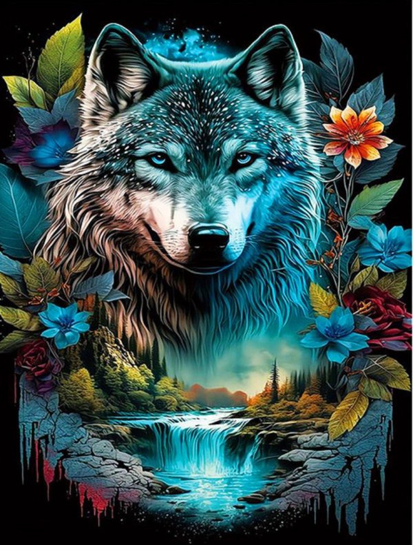 картины волка