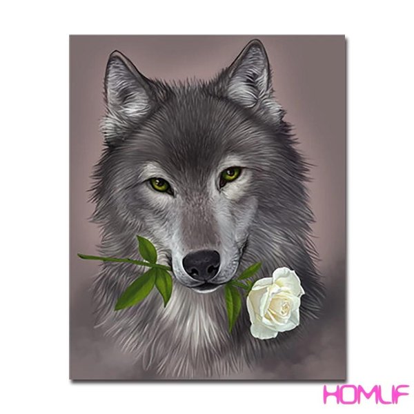 объемные картины с волком