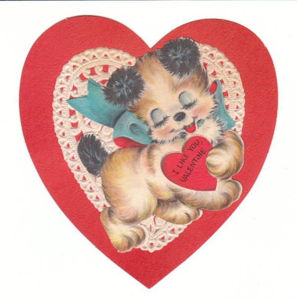 ретро валентинки