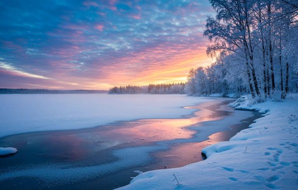 природа зимняя