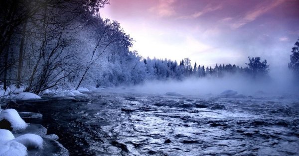 зимняя река