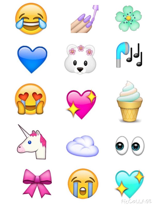 смайлики айфона скопировать