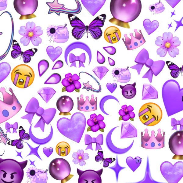 наклейки фиолетовые