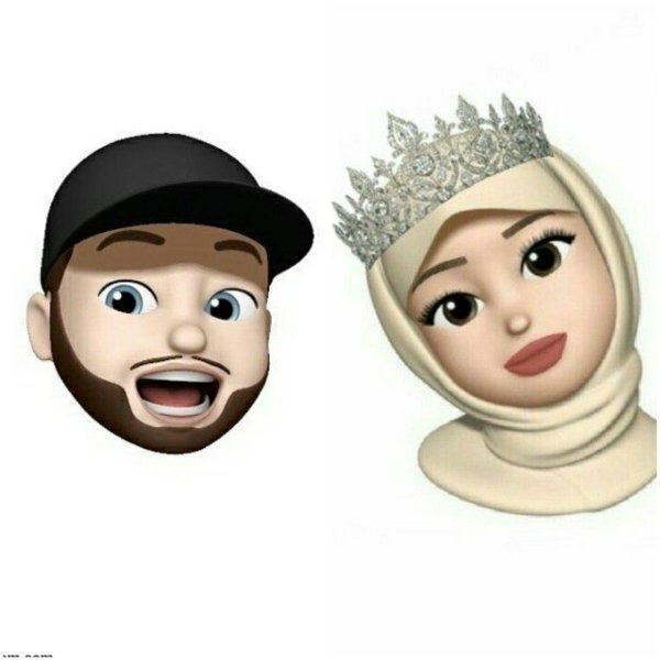 стикер мусульманка