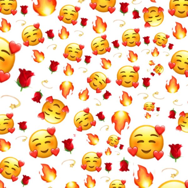 фон из смайликов