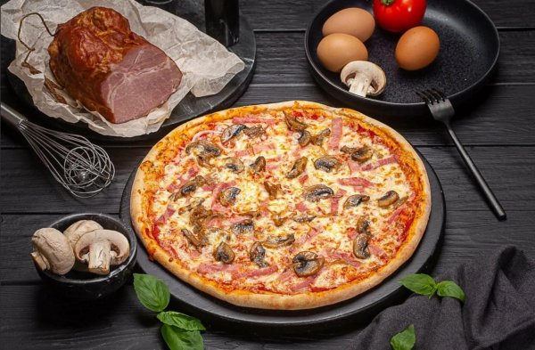 пицца грибная