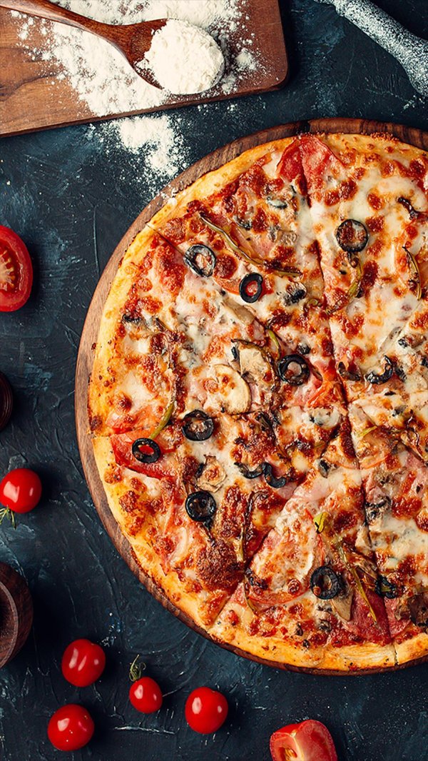 пицца мясная