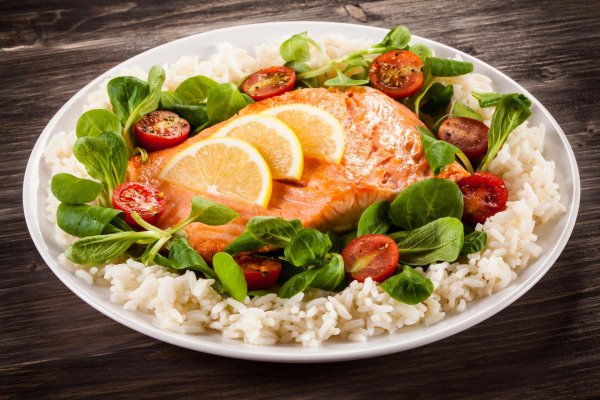 salmon rice