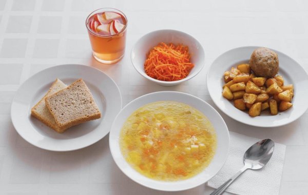 обед в школе