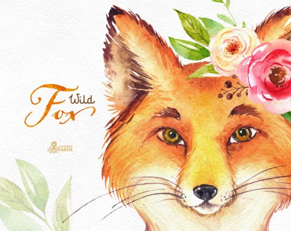 рисунок лисенка